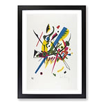 Big Box Art Small Worlds I by Wassily Kandinsky Framed Wall Art Picture Print Ready to Hang, Black A2 (62 x 45 cm)