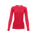 Aclima Womens WarmWool Crew Neck Shirt (Röd (JESTER RED) X-small)