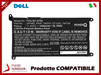 Batterie PowerQ DELL Latitude 3190 3390 11,4V 3680mAh 42Wh 0CTGKT