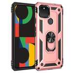 Google Pixel 4a 5G Military Armour Case Rose Gold