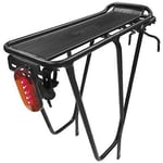 Tortec Supertour Rear Pannier Rack - Black, Fits 26'' & 700C Wheels, Light Mount