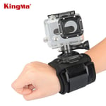 CNYO® KingMa Accessories For Gopro 360 Degrees Wrist Mount Band Strap And Screw For GO PRO Hero 4 3 2 1 SJ4000 SJ5000 Action Camera