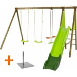 Balançoire en bois 2,30 m Topwood yaki - 6 enfants