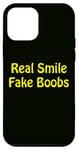 Coque pour iPhone 12 mini Real Smile. Faux Seins