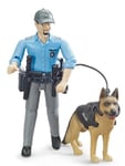 BRUDER - Personnage de Police avec son chien - 1/16 - BRU62150
