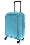 Mandarina Duck LOGODUCK + Trolley Cabin EXP, Aqua, Standard Size, Linea iconica di in policarbonato