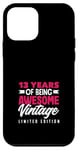 Coque pour iPhone 12 mini 13ème anniversaire 13 ans Awesome Vintage Limited Edition