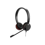 Jabra Evolve 30 II MS Stereo Headset Huvudband 3,5 mm kontakt Svart