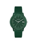 Lacoste.12.12 Move Montre Analogique à Quartz pour Homme avec Bracelets en Silicone Khaki