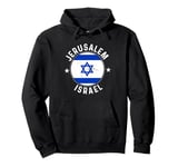 Jerusalem Israel Skyline Souvenirs Jewish Israeli Men Women Pullover Hoodie