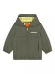 Timberland Baby Logo Hooded Water Repellent Windbreaker, Green