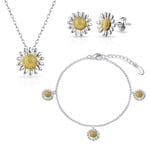 3pc Daisy Bracelet Set by Philip Jones