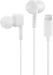 Lightning Ecouteurs Intra-Auriculaires Ecouteur Pour Iphone 13 12 11 Pro Max Iphone X Xs Max Xr Iphone 8 Plus Iphone 7 Plus Mfi Certified Avec Microphone Controller Sweetflow Blanche