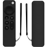 Svart Silikonskydd till fjärrkontroll Apple TV Gen 6 2021 Svart one size