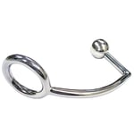 Rouge Stainless Steel Cock Ring With Anal Probe Penis Butt Plug Mens Sex Toys