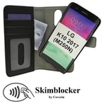 Skimblocker Magnet Fodral LG K10 2017 (M250N) (Svart)