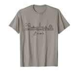 city skyline travel souvenir tourist Brussels Belgium T-Shirt