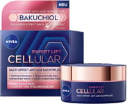 NIVEA Cellular Expert Lift Multi-Effet Anti-Age Crème De Nuit Hydratante Pour Un