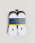 Polo Ralph Lauren 6-Pack No Show Big Pony Pony Socks Black/White/Grey