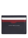 Tommy Hilfiger Central Leather Card Holder, Space Blue