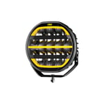 OZZ XR2 P7" LED fjernlys, Sort 7", 7200 Lumen, per stykk