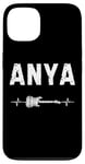 Coque pour iPhone 13 Anya Guitare Battement De Coeur Musique Guitariste