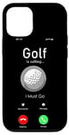 iPhone 12/12 Pro Golf Phone Display Vintage Ball Golf Is Calling I Must Go Case