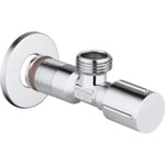 ROBINET D'ARRET EQUERRE RACCORD MURAL 1/2&quot  CHROME GROHE FRIEDRICH