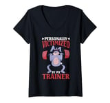 Womens Personally Victimized By My Trainer V-Neck T-Shirt