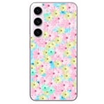 Coque pour Galaxy S23 FE fleur fluo