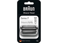 Braun Series 7 73S, Barberingshoved, 1 Huvud(Er), Sølv, 18 Månad(Er), Tyskland, Braun