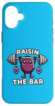 Coque pour iPhone 16 Plus Raisin the Bar - Funny Bodybuilding Gym Workout Food Pun