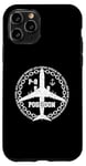 Coque pour iPhone 11 Pro P-8 Poseidon Avion militaire style vintage avant et arrière