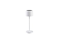 Paulmann - Else Solcelle Bordlampe w/USB-C Dim. IP44 Hvit