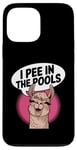 iPhone 13 Pro Max Funny Llama Confession "I Pee In The Pools" Sarcastic Humor Case