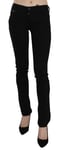 C'N'C Costume National Jean Noir Taille Basse Slim Fit Jeans Skinny S.W26