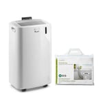 Climatiseur Mobile Monobloc Déshumidificateur - DELONGHI - Pinguino - Blanc - 2100 W - Mobile - 9000 BTU