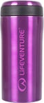 Lifeventure Thermal Mug, Leakproof & Vacuum Insulated Reusable Coffee Travel Cup, 300ml, Gloss Purple