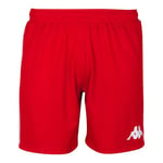 Kappa CALUSA Short de Basket-Ball Femme, Red, FR : 2XL (Taille Fabricant : 2XL)