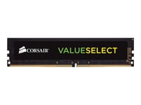CORSAIR Value Select - DDR4 - module - 4 Go - DIMM 288 broches - 2133 MHz / PC4-17000 - CL15 - 1.2 V - mémoire sans tampon - non ECC