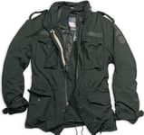 Veste Parka D'hiver Militaire M65 Regiment Vintage Noir: 3xl