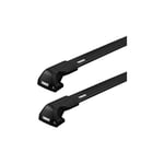 Barres de toit Porsche Cayenne (05/10-12/17) Thule WingBar Edge Black Alu