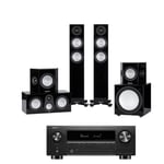 Denon AVC-X3800H AV Receiver Monitor Audio Silver 200 7G Speaker Package