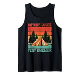 Camping Vintage Nature Lover Tent Dweller Camper Men Women Tank Top