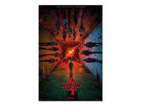 Poster - Stranger Things - Teaser Saison 4 - 61 x 91 cm - Grupo Erik