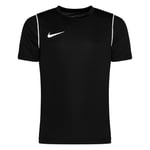 Nike Trenings T-skjorte Park 20 Dry - Sort/hvit Barn, størrelse L: 147-158 cm