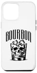 Coque pour iPhone 12 Pro Max Crâne de whisky bourbon - squelette vintage amateur de whisky