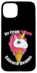 iPhone 15 Plus Ice Cream Dreams Unicorn Beams Sweets Magical Treat Case