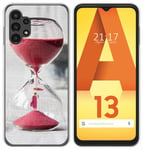 Coque Silicone pour Samsung Galaxy A13 4G Design Montre Dessins