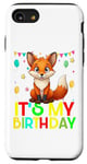 Coque pour iPhone SE (2020) / 7 / 8 It's my birthday a fox stamping party for girls